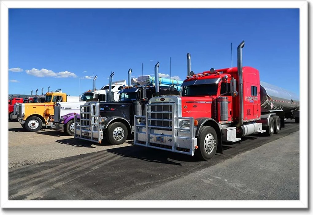 Poszterek keretben 60x40 Amerikai teherautók