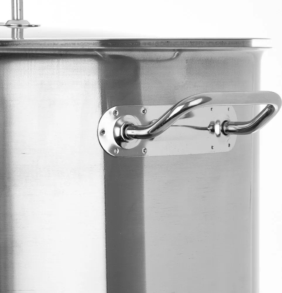 Befőző rozsdamentes acél edény fedővel 22 l Stock – Orion