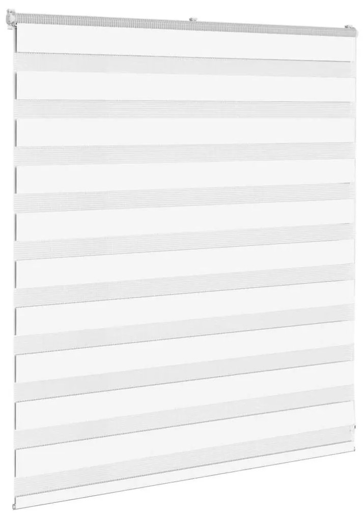 zebrafüggönnyel fehér szövetszélesség 120,9 cm poliészter