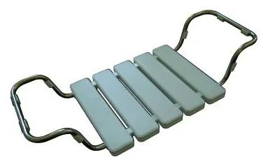 Kádülőke 84x13 cm ezüst/fehér