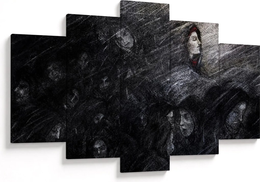 Kép - Szomorúság és lemondás (150x105 cm)