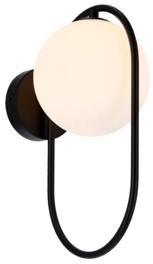 Fali lámpa CORDEL 1xG9/28W/230V fekete