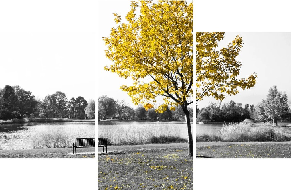 Kép - Pihenés a parkban (90x60 cm)