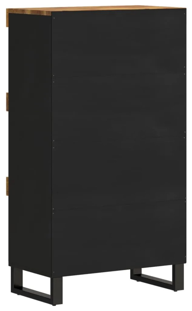 vidaXL tömör mangófa tálalószekrény 60 x 33 x 107 cm