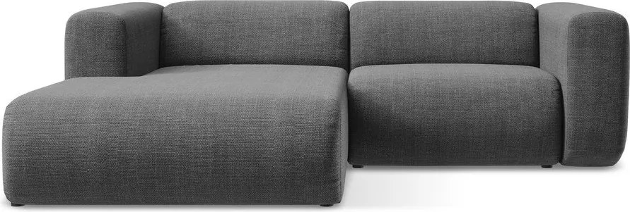 Szürke sarokkanapé (bal oldali-heverő résszel) Ekahi – Makamii