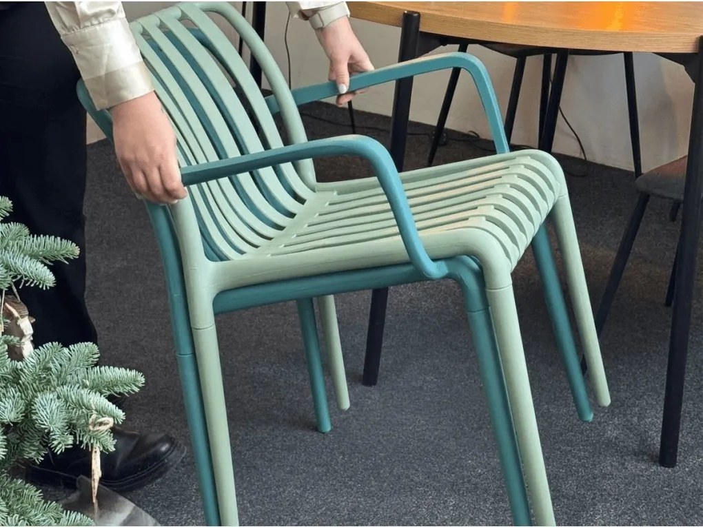 Műanyag szék TREGO, fehér