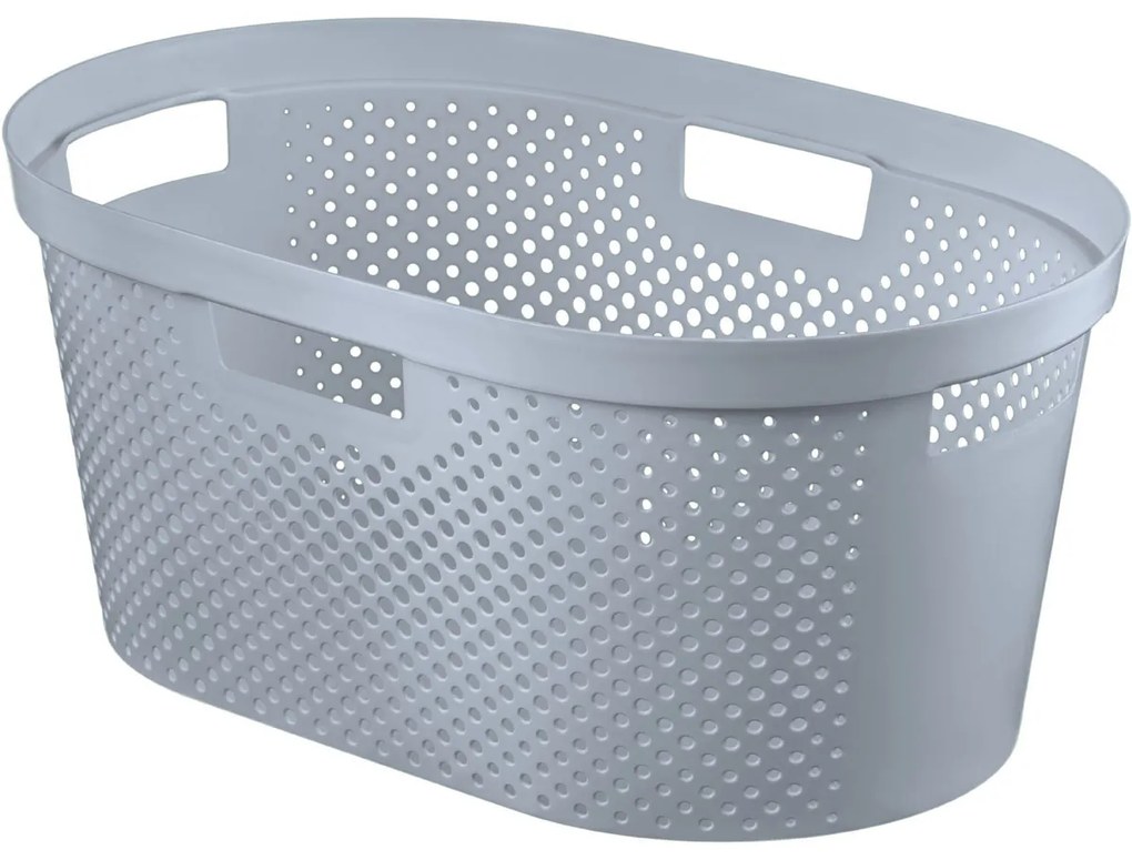 Curver Tisztító kosár INFINITY 39L szürke pöttyös szürke