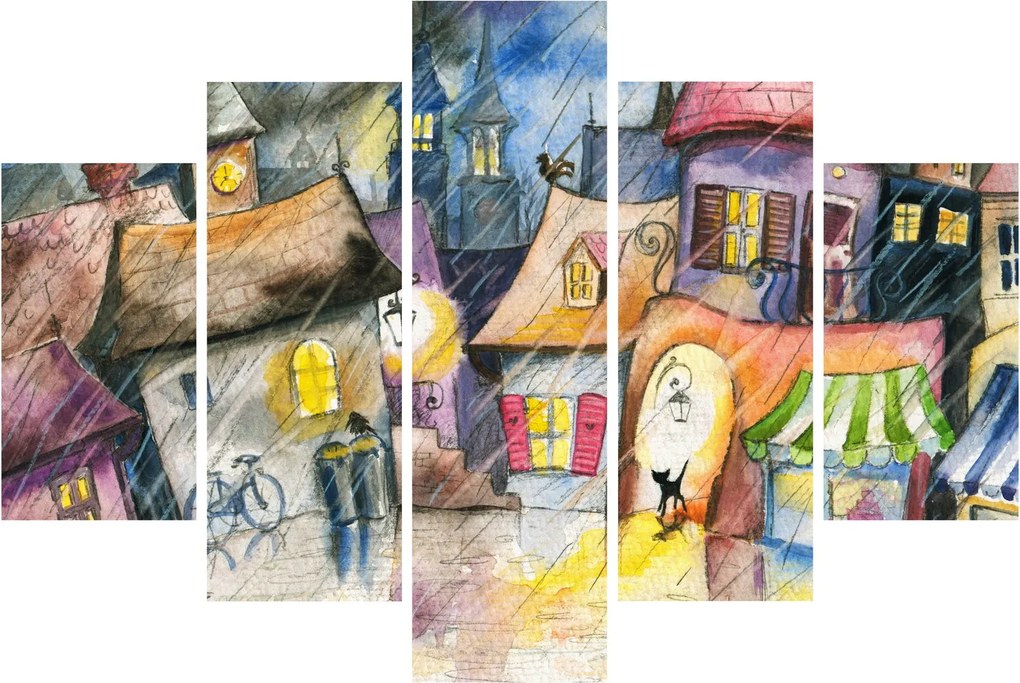 Kép - esős este (150x105 cm)