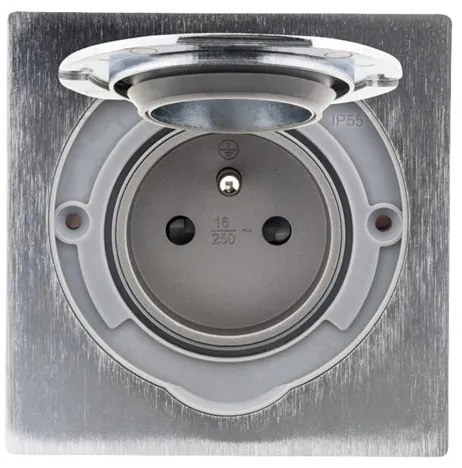 Solight 5B320 kültéri beépíthető padlós aljzat IP55 védelemmel