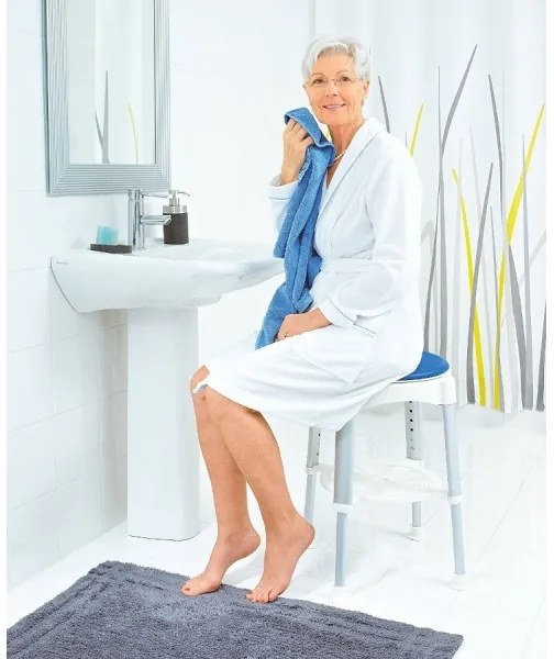 Ridder - Forgatható zsámoly 58x35,5 cm kék/fehér