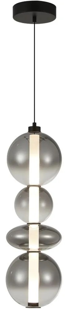 LED Csillár zsinóron DAPHNE LED/36W/230V szürke