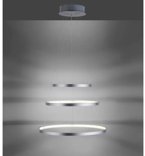 LED Szabályozható csillár zsinóron CIRCLE 1xLED/15W/230V + LED/20W + LED/25W