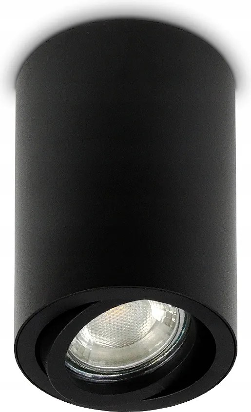 Led Lámpatest Falra Szerelhető Halogén Cső Fekete Nappali Konyha Mozgatható GU10