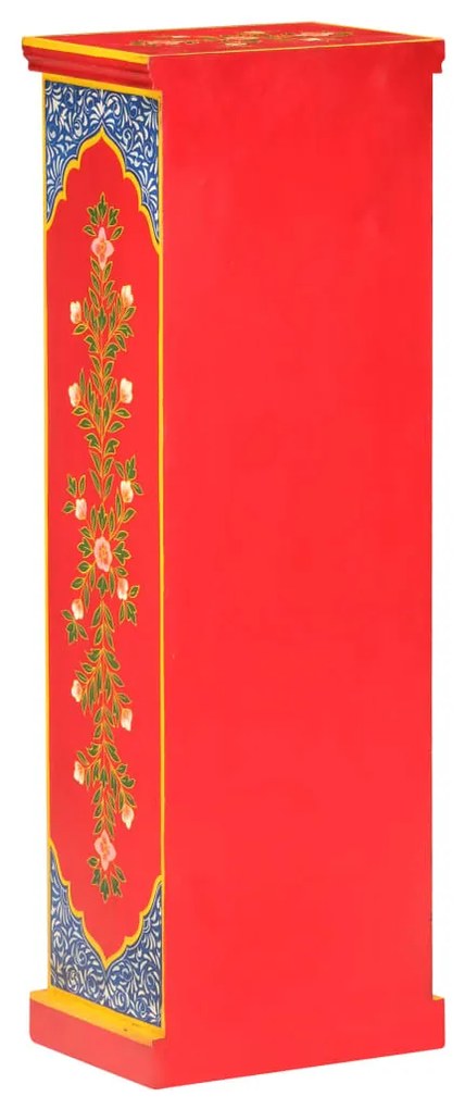 Kézzel festett tömör mangófa tálaló 40 x 30 x 120 cm