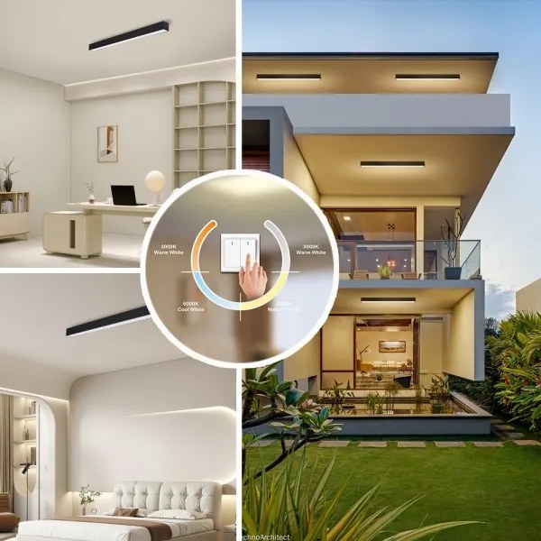 Immax NEO 07255L - LUNGO 20W/230V Wi-Fi LED dimm. lámpa fekete + DO