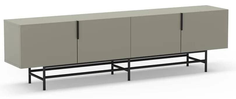 Zöldesszürke TV-állvány 200x63,5 cm Eldia – Marckeric