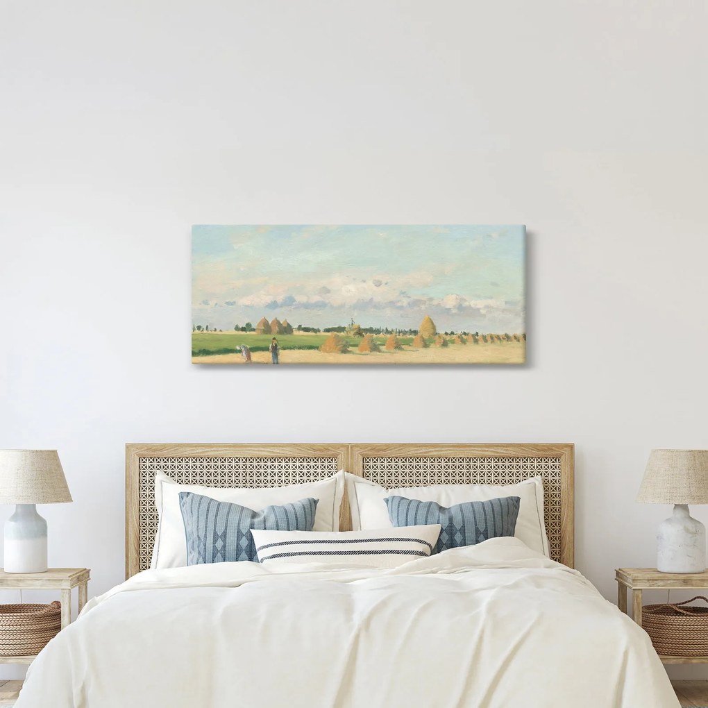 Kép - Camille Pissarro, Landscape, Ile de France, reprodukciók (120x50 cm)