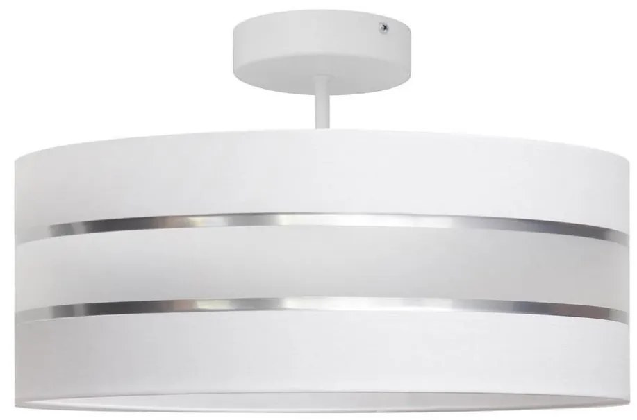 Csillár rúdon HELEN 3xE27/15W/230V fehér/fényes króm