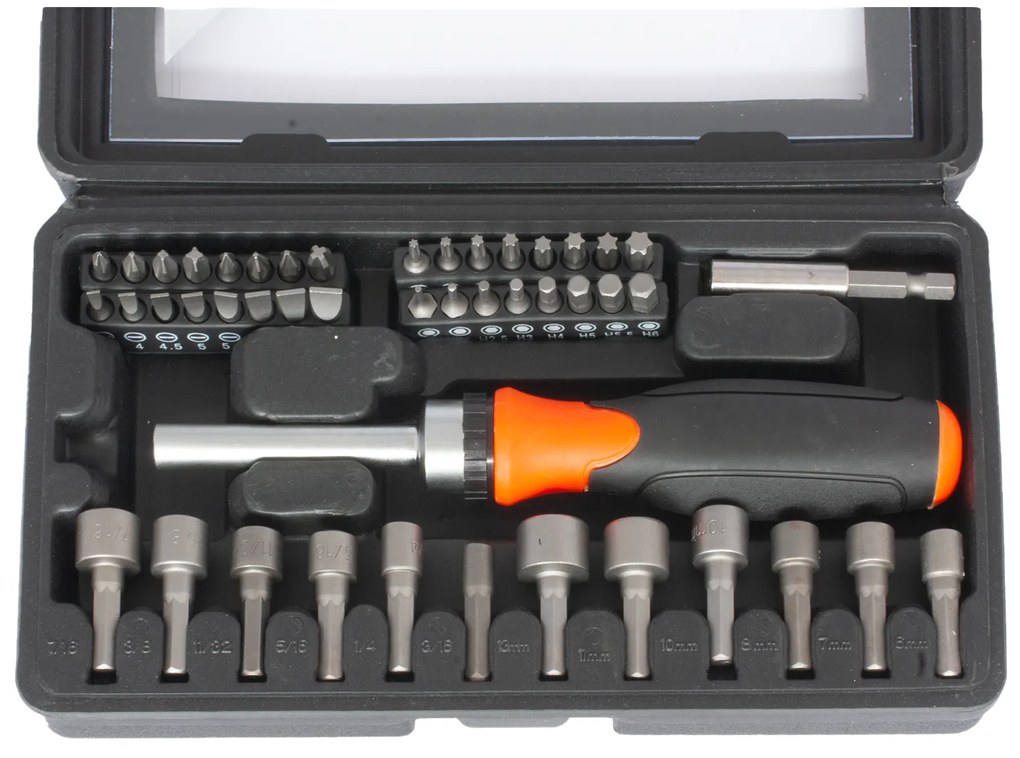 Csavarhúzó + bit készlet - 46 db ASIST AR34-2002
