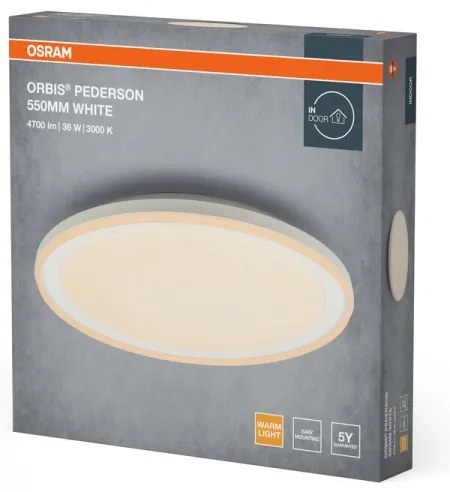 Osram - ORBIS PEDERSON LED mennyezeti lámpatest LED/36W/230V, átm. 55 cm, fehér