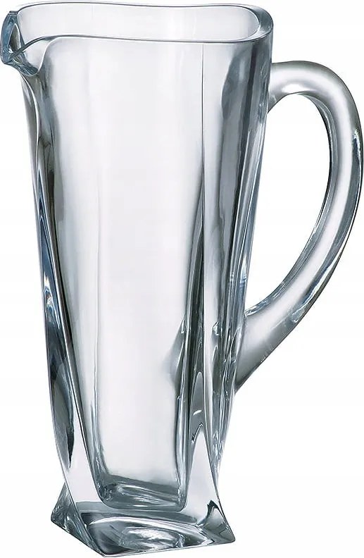 Bohemia Quadro Üvegkancsó 1,1 L Kristály Vízhez, Ajándékba