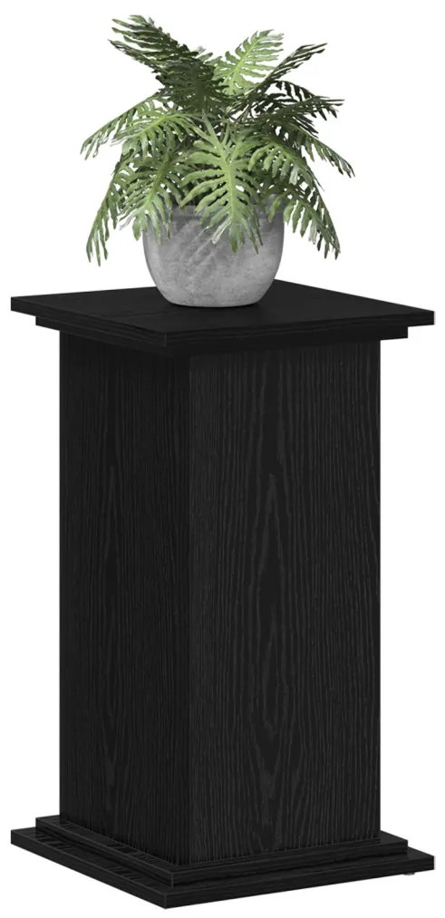 Növényállvány Musta tammi 33 x 33 x 60 cm Faanyag