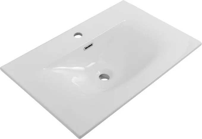 TMP MODENA 75 fali függesztett fürdőszobabútor - SKY E-8099-75 porcelán mosdóval - 75 x 46 x 55 cm