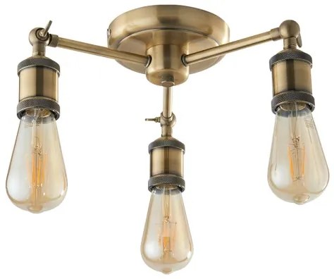 Endon 97243 - Spotlámpa HAL 3xE27/10W/230V réz