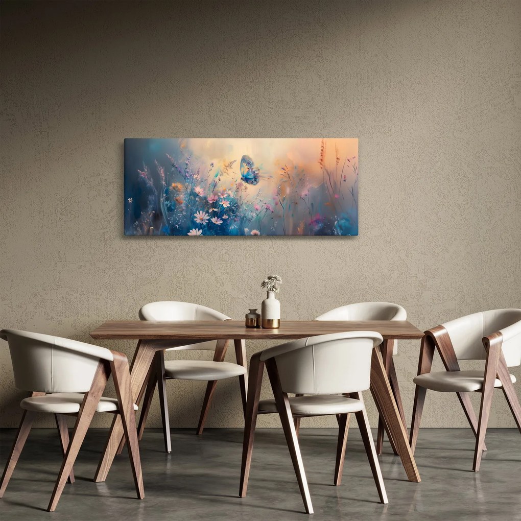 Kép - Rét pillangóval (120x50 cm)