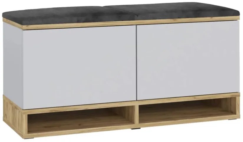Cipőtartó ülőkével White/ Craft/ Grey