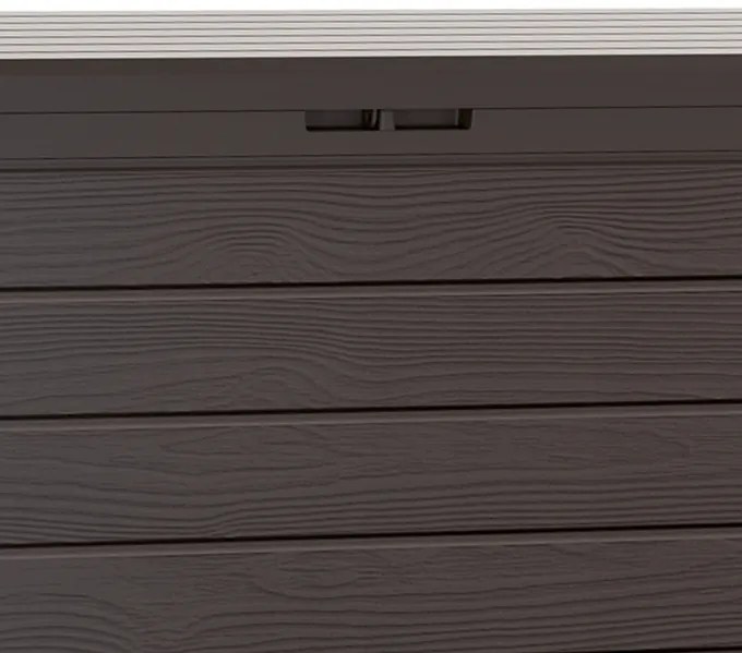 Deuba Woody 280 L tárolódoboz - barna