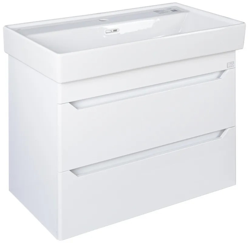 TMP SHARP 80 fali fürdőszobabútor - CeraStyle SHARP - 37300 mosdókagylóval - 80 x 48 cm