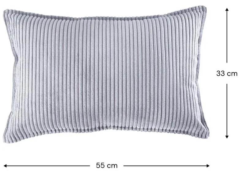 Kék kordbársony párna gyerek kanapéhoz Bolster – Wigiwama