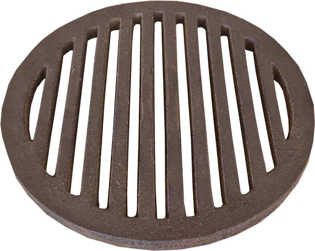 Öntöttvas Grillrács Kerek Kályhához 15CM Grillrács