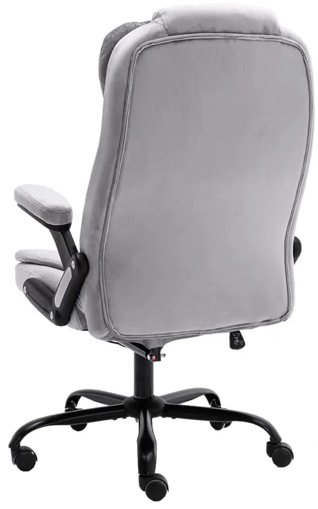 világosszürke bársony irodaszék