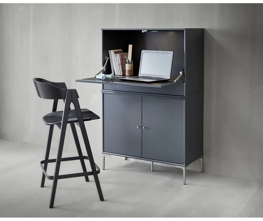 Sötétszürke bortartó szekrény 89x76 cm Mistral 004 - Hammel Furniture