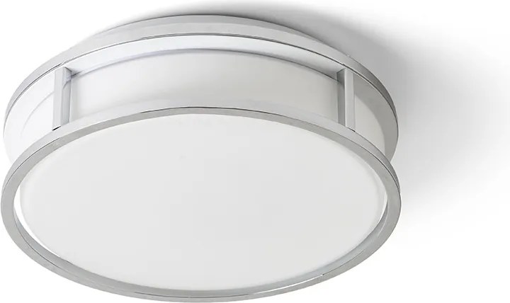 RENDL GRANDE LED 25 stropní opálové sklo/chrom 230V LED 12W IP44 3000K