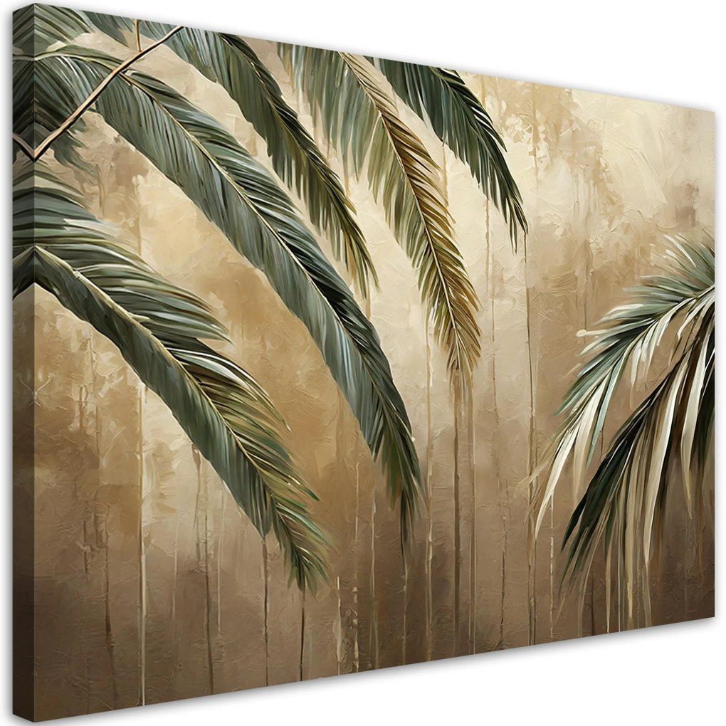 Gario Vászonkép Trópusi pálmafák Méret: 90 x 60 cm
