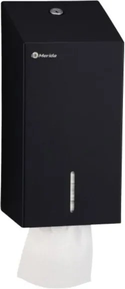 Merida Wc-papír Tartó Stella Black Line Fekete