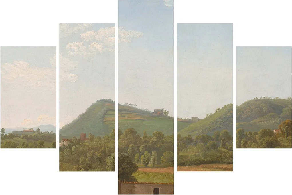 Kép - Simon Denis, View Near Naples, reprodukciók (150x105 cm)