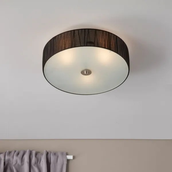 Markslöjd 104884 - Mennyezeti lámpa BYSKE 3xE14/40W/230V fekete