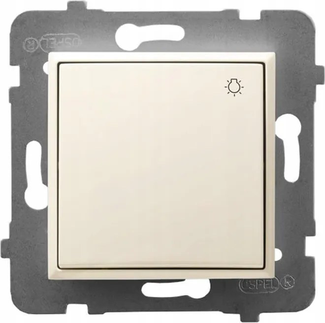 Ospel Aria ecru fénycsatlakozó LP-5U/m/27