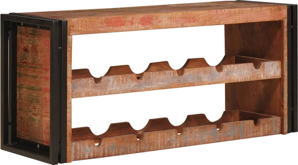 vidaXL Borágas Barna 100 x 45 x 33 cm Szilárd újrahasznosított fa