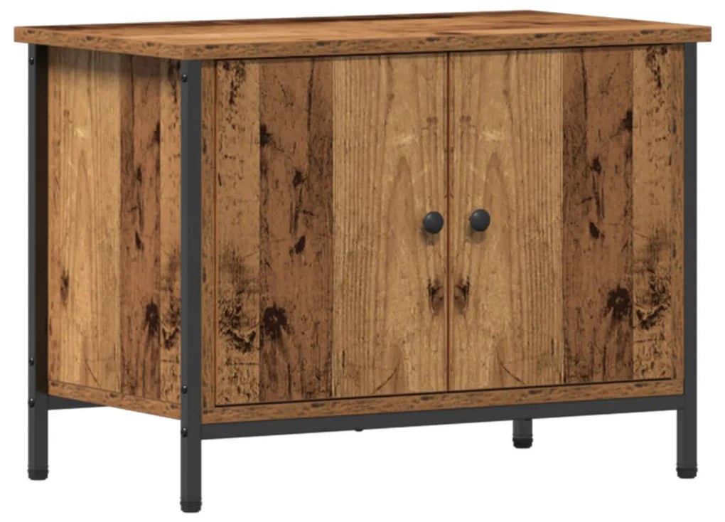 Régi Fa TV Állvány Régi fa Fa 60 x 35 x 45 cm Tartós TV Állvány