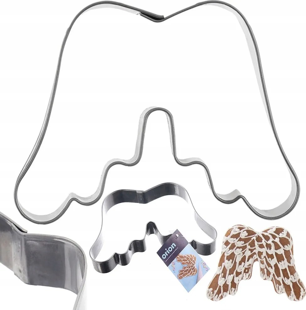 Szárnyas lyukasztó Angyal keksz lyukasztó forma mézeskalács keksz