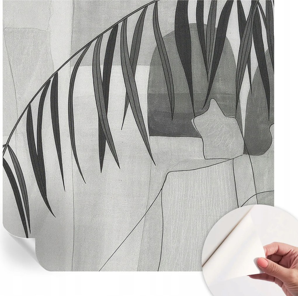 Öntapadós Dekoratív Fotótapéta Hálószobába Absztrakt pálmafa 250x250