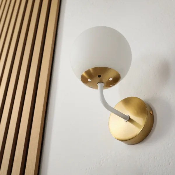 Brilagi - MALIVA fali lámpa 1xE14/15W/230V arany/fehér