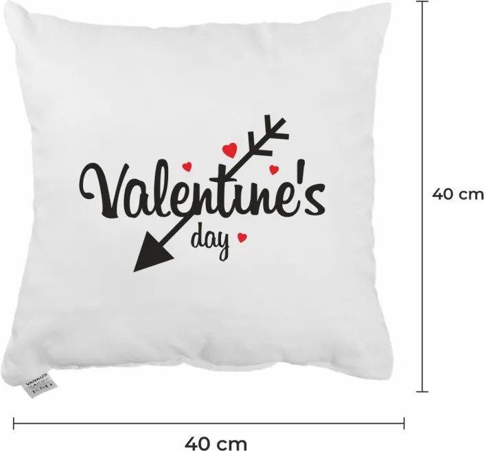 Dekoratív párna Valentin-nap 40x40 cm EMI