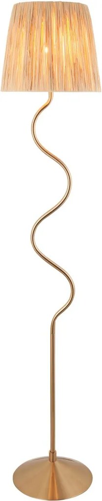 Endon glamour modern állólámpa wriggle antik sárgaréz end114224