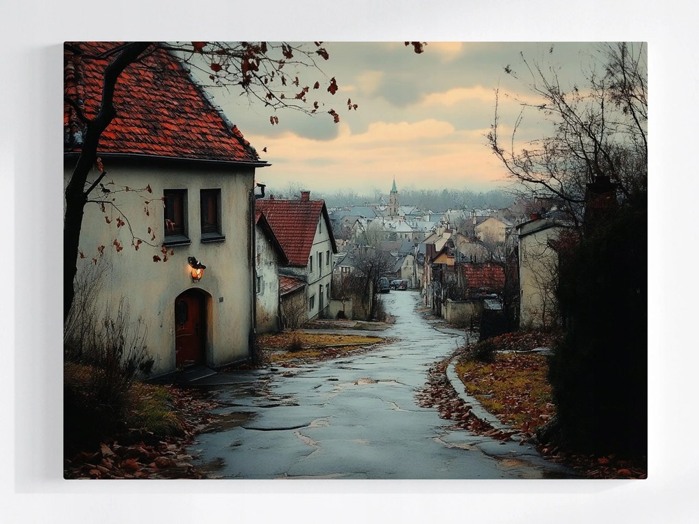 Canvas Vászonkép Óváros Utca Ősz Melankólia 100x75